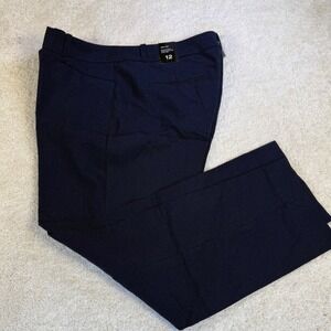 The Limited NWT Womens SZ 12 Pencil Pants Ankle Length Low Waist‎ Polka Dot Navy